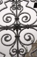 Frost on gate  in Neustadt, Germaany, neustadt