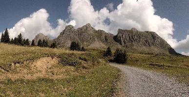 Alvier shot from Palfries in the Swiss Alps, crag, meadow, track, pasture, road, mountains, path, alps, hiking, alvier, walking, palfries, outdoors, sargans, summer, switzerland, rock, europe, rugged