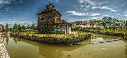 Schlossturm Pfäffikon, picturesque site on Lake Zürich, switzerland, zürich, picturesque, sz, ancient, freienbach, square, pfäffikon, cubic, water, stone, mediaeval, moat, tower, defenses, lake, castle, canals, village, schlossturm, sunny, swiss, countryside, blue sky, switzerland, zürchersee, outdoors