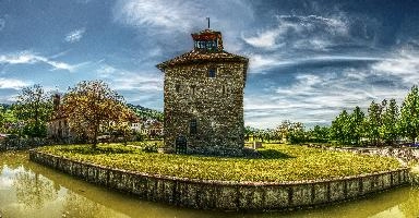 Schlossturm Pfäffikon, picturesque site on Lake Zürich, switzerland, zürich, picturesque, sz, ancient, freienbach, square, pfäffikon, cubic, water, stone, mediaeval, moat, tower, defenses, lake, castle, canals, village, schlossturm, sunny, swiss, countryside, blue sky, switzerland, zürchersee, outdoors