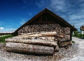 Timber and firewood in Pfäffikon, Switzerland, pfäffikon
