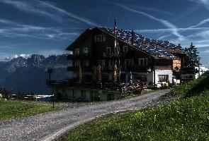 Berghotel Graue Hörner on the Pizol, Switzerland, null