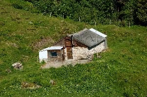 Alpine Barn, sargans, alps, wangs, pizol, switzerland, mels, mountains