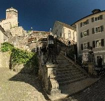 Zürich, rapperswil, street, old, summer, building, switzerland, tower, europe, zürich, castle, traditional, sunshine