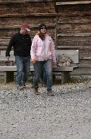 Schuberths in Grisons, europe, switzerland, graubünden, rhine, source, schuberth, konstanze, martin, bench, man, woman
