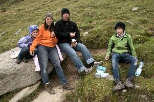Schuberths at the Rheinquelle, Switzerland, europe, switzerland, alps, mountains, family, rheinquelle, schuberth, constanze, martin, rebecca