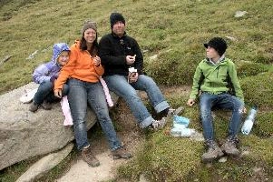 Schuberths at the Rheinquelle, Switzerland, europe, switzerland, alps, mountains, family, rheinquelle, schuberth, constanze, martin, rebecca