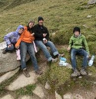 Schuberths in Grisons, europe, switzerland, alps, mountains, family, rheinquelle, schuberth, constanze, martin, rebecca