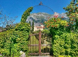 Schloss Salenegg in Maienfeld, Graubünden, rheintal