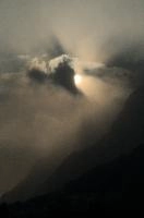Sunburst over Rüti SG, rheintal, sun, ruethi, light, dark, clouds, sunset, sky, hoher, flums, sunburst, fog, switzerland, kasten, haze, beams, evening, mountains, cloud, dawn, ruethi sg, mood, rüthi sg, stormy, rays, alps, snow, storm