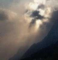 Walenstadt, rheintal, sunburst, flums, light, mountains, rays, clouds, sunset, hoher, ruethi, sky, fog, rüthi sg, kasten, haze, sun, evening, beams, cloud, dawn, ruethi sg, mood, switzerland, alps, stormy, dark, snow, storm