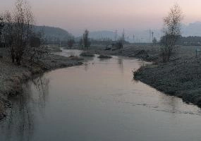 Walenstadt, rheintal, sun, swiss, frost, valley, dawn, mountains, evening, alps, golden hour, ruethi, sunrise, water, rhine, rüthi sg, snow, scenery, rays, gloaming, pink, colours, reflection, field, switzerland, river, beautiful, canal, sunburst, mountain, pastel, sky