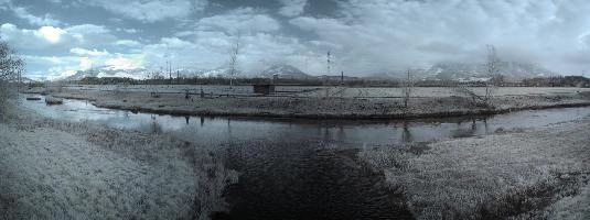 Rüti SG in Infra-red, Switzerland, rheintal, rhine, river, meadow, alps, nature, mountains, infra.red, swiss, canal, switzerland, farmland, valley, infra red, stream, infrared, trees, beavers, ir, field, alpine, landscape, water, sky, felled