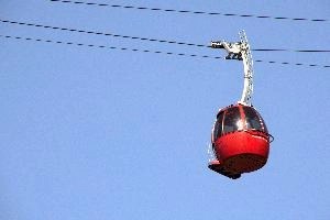 Cable car over the Ruinaulta, Graubünden, null
