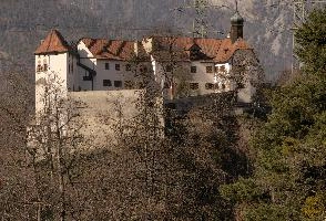 Castle Rhäzüns on the Grisonian Alpine Rhine river in Switzerland, valley, grisonian, rhäzüns, spring, river, bed, grisons, gorge, castle, europe, schloss, rhäzüns, sunshine, rhine, water, shingle, alpine, mountains, switzerland, chur