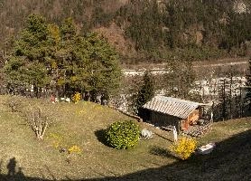 Barn in the Ruinaulta, Switzerland, null