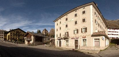 National Hotel Ravizza, San Bernadino, alps, exterior, national, town, village, europe, building, switzerland, san bernadino, autumn, ravizza, hotel, tourism, sunshine