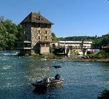 Lokal am Rheinfall, island, swiss, water, rhine, wörth, schlössli, restaurant, rheinfall, river, tourism, schaffhausen, castle, bridge, waterfall, visitors, white, flowing, exterior, stone, jetty, switzerland, falls, current, torrent, building, facade
