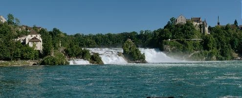 Rheinfall, Schaffhausen, island, switzerland, falls, schloss, current, waterfall, scenery, rheinfall, swiss, schaffhausen, laufen, rhein, green, river, cascade, schlössli, islands, summer, water, rhine, torrent, white, power, schloessli