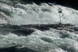 Permanence, sign, water, falls, iron, torrent, 1880, rheinfall, switzerland, schaffhausen, current, waterfall, swiss, metal, resistance, steadfast, rhein, rhine, white, river, violent, turbulent