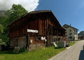 Hotel Suretta, Spluegen, spluegen, building, swiss, dairy, alpine, blue sky, village, rustic, mountains, walking, graubuenden, farming, grisons, agricultural, schweiz, outdoors, agriculture, alps, summer, rural, blue sky, sunlight, holiday, hiking, switzerland, traditional, graubünden, tourism, mountain, sun, sunny