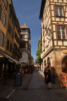 Street scene in Strasbourg, Alsace, Strasbourg