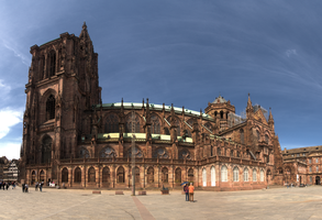 Strasbourg cathedral tower, Alsace, Strasbourg