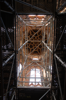 Strasbourg cathedral tower from within, Alsace, Strasbourg
