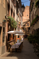 Street scene in Strasbourg, Alsace, Strasbourg