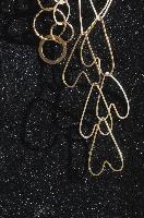 Artisanal fashion jewellery in Florence, Tuscany, leaf, fashion, gold, beautiful, gold-leaf, closeup, montespertoli, shimmer, dörthe, jewellery, lütkemeyer, decoration, shapes, tuscan, artisanal, heart, tuscany, ornamentation, macro, italian, hand-made, glitter, italy, speciality, design