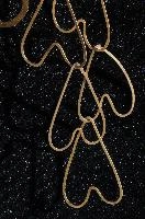 Artisanal fashion jewellery in Florence, Tuscany, leaf, fashion, gold, beautiful, gold-leaf, closeup, montespertoli, shimmer, dörthe, jewellery, lütkemeyer, decoration, shapes, tuscan, artisanal, heart, tuscany, ornamentation, macro, italian, hand-made, glitter, italy, speciality, design