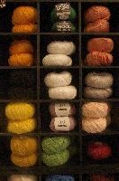 Colourful Wools, buchs, fibre, display, shelves, supply, balls, europe, fabric, switzerland, provisions, wool, natural, material, shop, knitting, colourful
