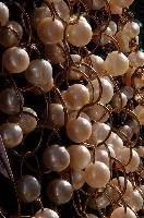 Hand-made pearl jewellery on display in Tuscany, fashion, hand-made, artwork, art, chains, jewellery, pearls, florence, gold, tuscany, embellishment, italian, adornment, italy, decoration
