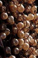 Hand-made pearl jewellery on display in Tuscany, fashion, hand-made, artwork, art, chains, jewellery, pearls, florence, gold, tuscany, embellishment, italian, adornment, italy, decoration