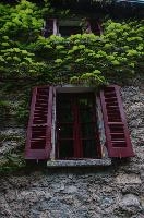 Window with shutters in Cabbio, Ticino, ticino
