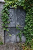 Ornate metal doors in Cabbio, Ticino, ticino
