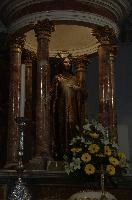 Idol in church in Cabbio, Ticino, ticino