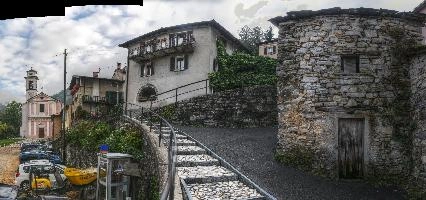 Street scene in Cabbio, Ticino, ticino