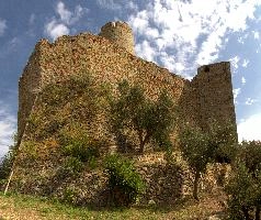 Castle Noli in Liguria, exterior, mediaeval, ancient, stone, castle, liguria, noli, heritage, mediterranean, tourism, europe, historical, italy, old