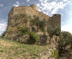 Castle Noli in Liguria, exterior, mediaeval, ancient, stone, castle, liguria, noli, heritage, mediterranean, tourism, europe, historical, italy, old