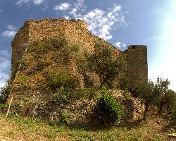 Castle Noli in Liguria, exterior, mediaeval, ancient, stone, castle, liguria, noli, heritage, mediterranean, tourism, europe, historical, italy, old