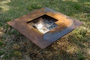Fire bowl in Tuscany, mediterranean, europe, italy