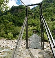 Footbridge, Valle Versasca, valle, switzerland, valley, pedestrian, forest, bridge, ticino, swiss, schweiz, woodland, versasca, footbridge, countryside, rural, locarno, metal, bed, river, hiking, walking