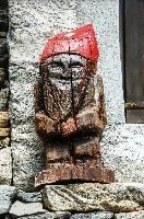 Carved dwarf in the Valle Versasca. Ticino, valleversasca, ticino, valle, tessin, italian, swiss, switzerland, europe, versasca, lavertezzo