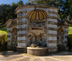 Fountain in Varese town gardens, Lombardia, Varese