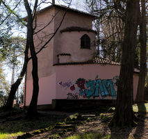 Building in Varese town gardens, Lombardia, Varese