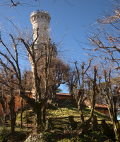 Tower in Varese town gardens, Lombardia, Varese