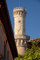 Tower in Varese town gardens, Lombardy, Varese
