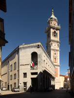 Church tower in Varese, Lombardia, Varese