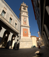 Church tower in Varese, Lombardia, Varese